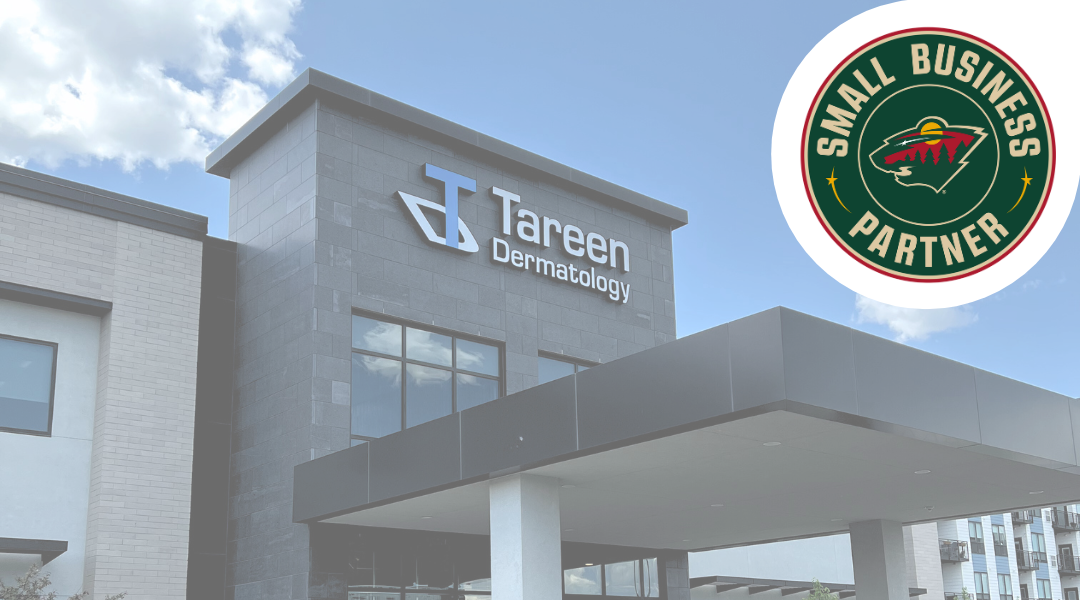 Tareen Dermatology Official Small Business Partner of the MN Wild